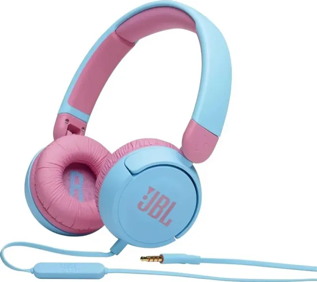 Наушники проводные детские JBLJR320BLU синий