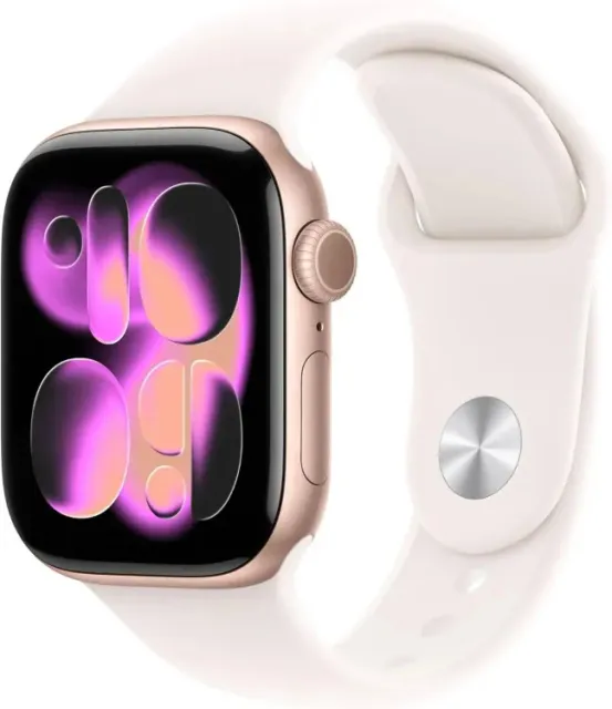 Часы Apple Watch S11 GPS 42mm Rose Gold Al Case /Light Blush SB - S/M MEU04LW/A A3331 195950461138