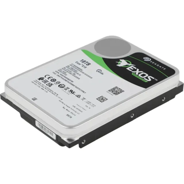 Жесткий диск серверный Seagate Exos 18TB 3.5" 7200RPM 256MB SATA Enterprise ST18000NM000J