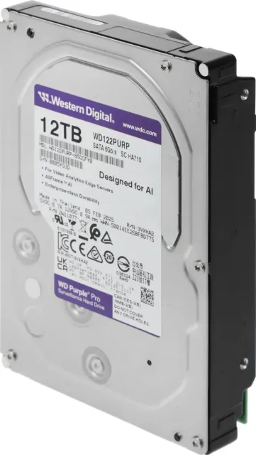 Жесткий диск WD Purple PRO 12TB 3.5" 7200RPM MB SATA DV AI WD122PURP