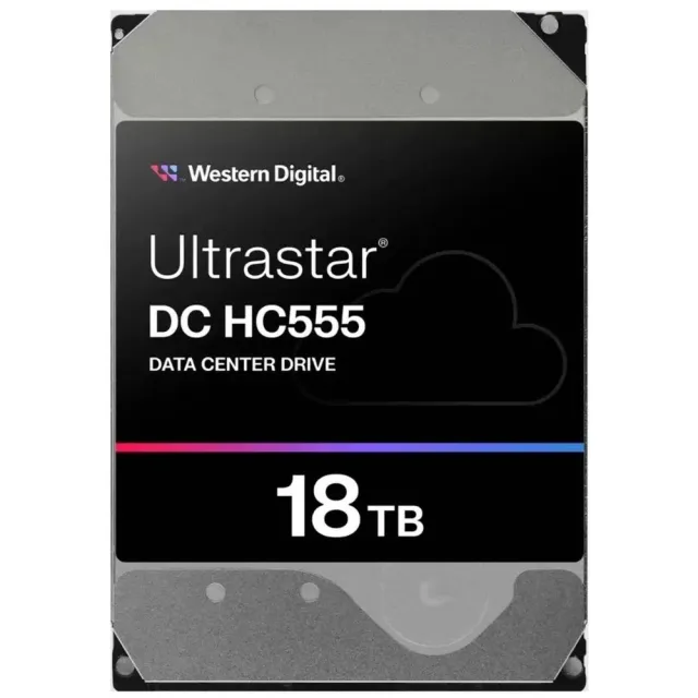 Жесткий диск серверный WD Ultrastar 18TB 3.5" 7200RPM 512MB SATA Helium Enterprise WUH722018CLE6L4