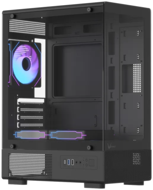 Корпус для компьютера FORMULA mATX Crystal Z1CM Plus AR V2 Black