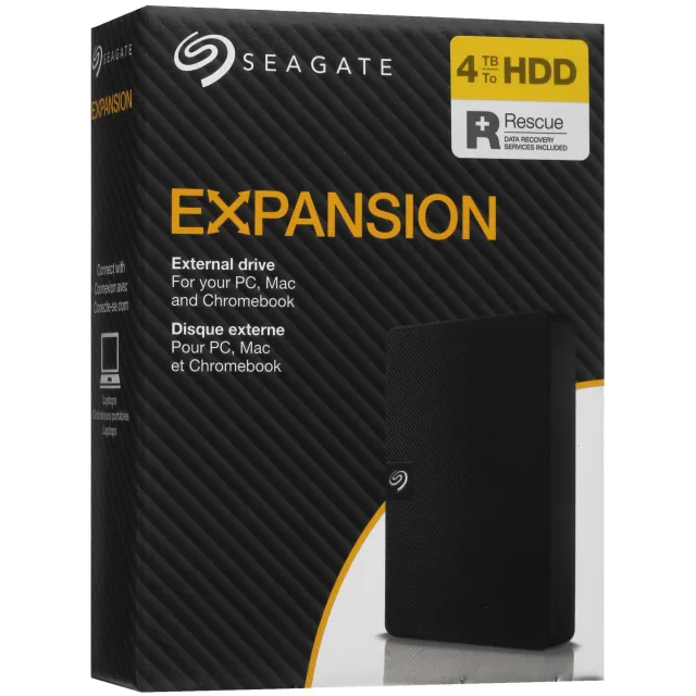 Внешний жесткий диск Seagate Expansion 4TB 2.5" USB 3.2 Gen 1 Black STKM4000400