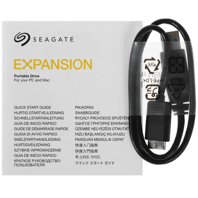 Внешний жесткий диск Seagate Expansion 5TB 2.5" USB 3.2 Gen 1 Black STKM5000400