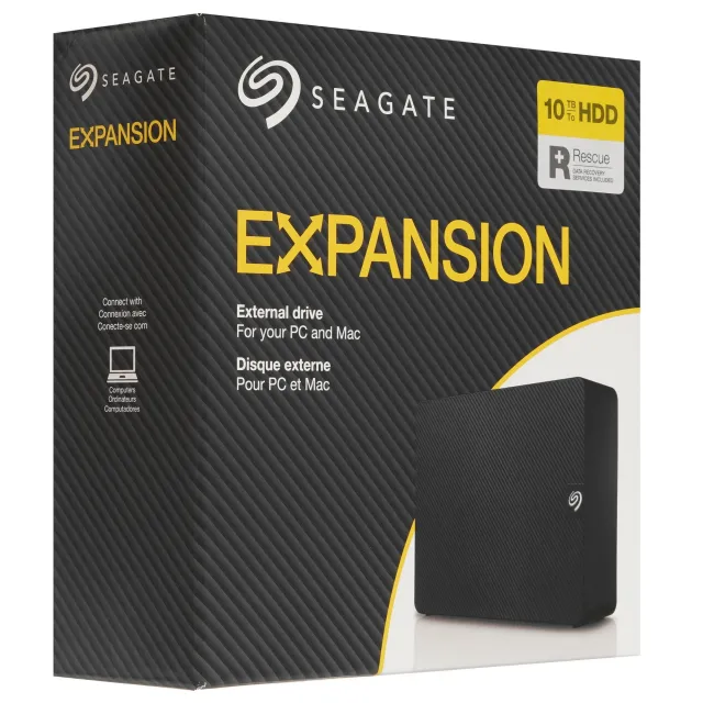 Внешний жесткий диск Seagate Expansion Desktop 10TB 3.5" USB 3.2 Gen 1 Black STKP10000400