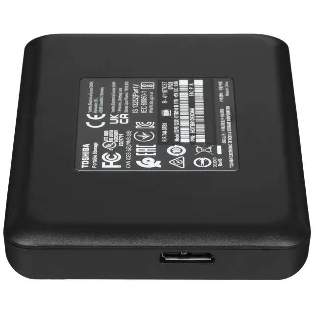 Внешний жесткий диск Toshiba Canvio Basics 4TB 2.5" USB 3.2 Gen 1 Black HDTB540EK3CA