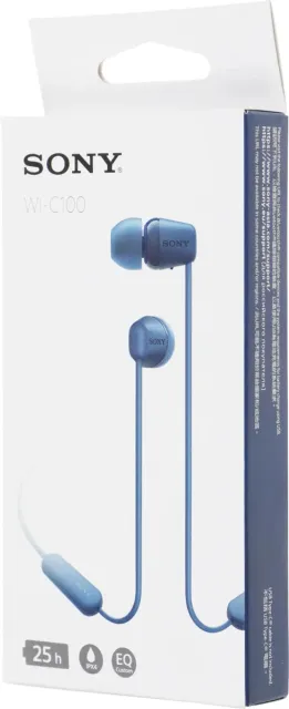 Наушники Sony WI-C100 синий