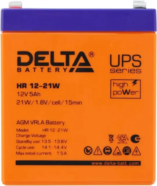 Аккумуляторная батарея DELTA HR 12-21 W