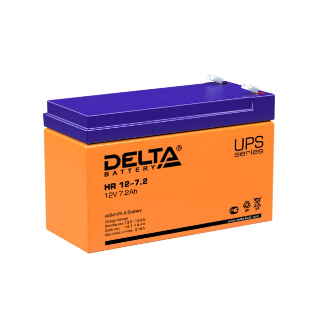 Аккумуляторная батарея DELTA HR 12-7.2