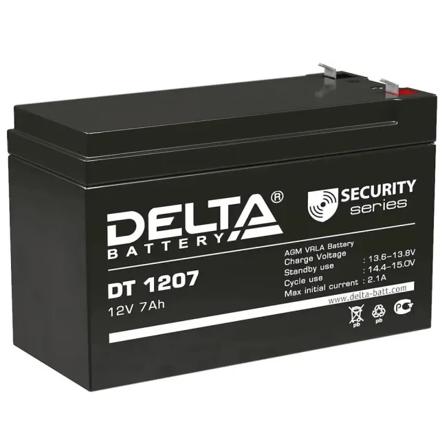 Аккумуляторная батарея DELTA DT 1207