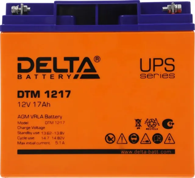 Аккумуляторная батарея DELTA DTM 1217