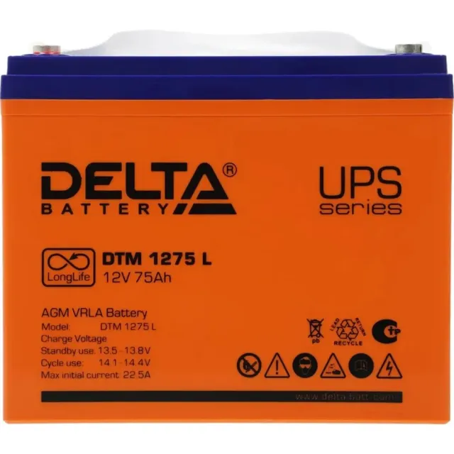 Аккумуляторная батарея DELTA DTM 1275 L