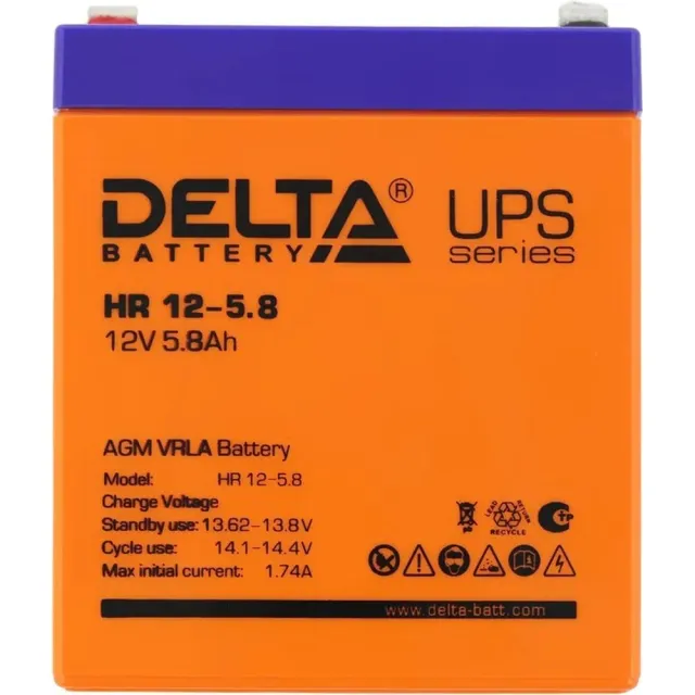 Аккумуляторная батарея DELTA HR 12-5.8