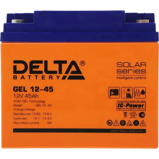 Аккумуляторная батарея DELTA GEL 12-45