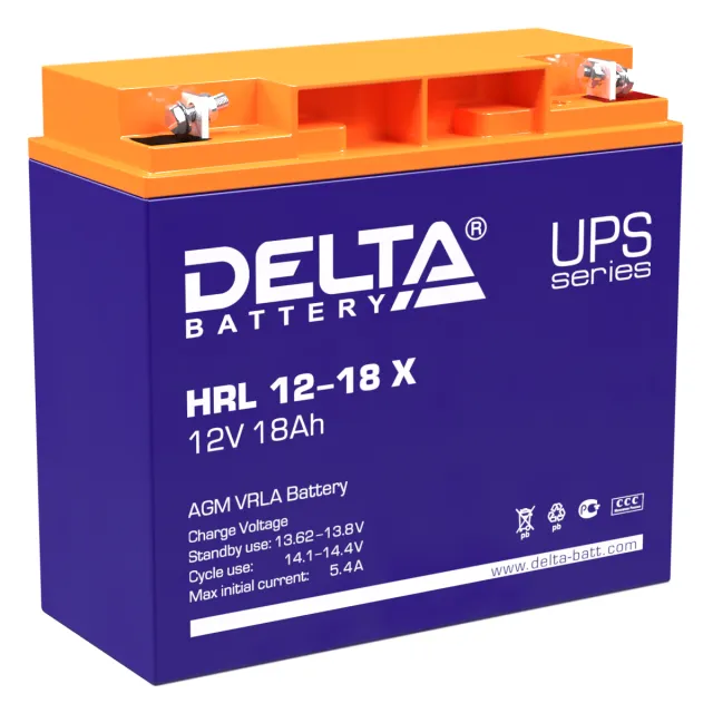Аккумуляторная батарея DELTA HRL 12-18 X