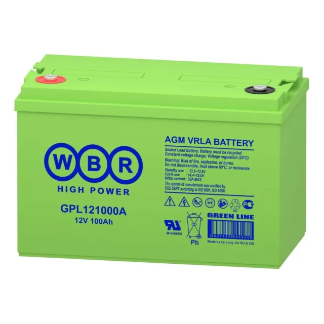Аккумуляторная батарея WBR GPL 121000A