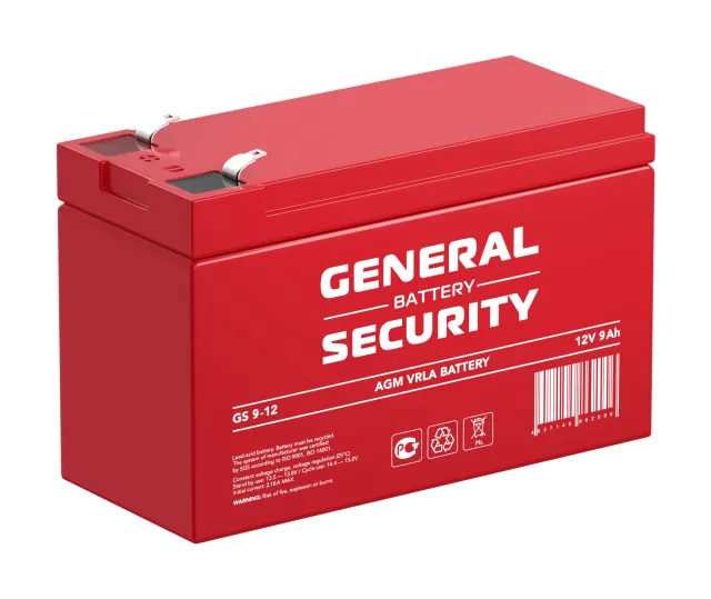 Аккумуляторная батарея GENERAL SECURITY GS 9-12 F2