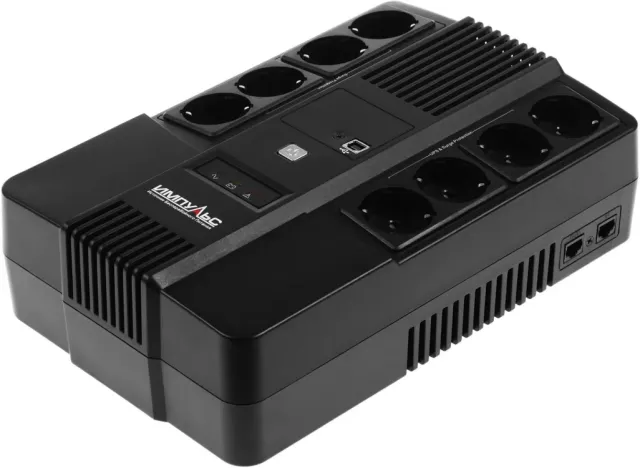 ИБП ИМПУЛЬС МАСТЕР 600, 600VA/360W, L-INT, A.SIN, LED, USB, RJ45/11, SCHUKOx8