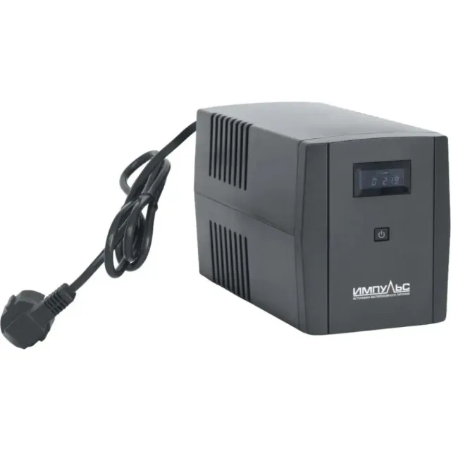ИБП ИМПУЛЬС ЮНИОР СМАРТ 1500, 1500VA/900W, L-INT, A.SIN, LCD, USB, RJ45/11, C13x6