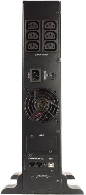 ИБП ИМПУЛЬС ЮНИОР ПРО 1000 R/T, 1000VA/800W, 2U, L-INT, SIN, LCD, USB, RJ45/11, SL, C13x6