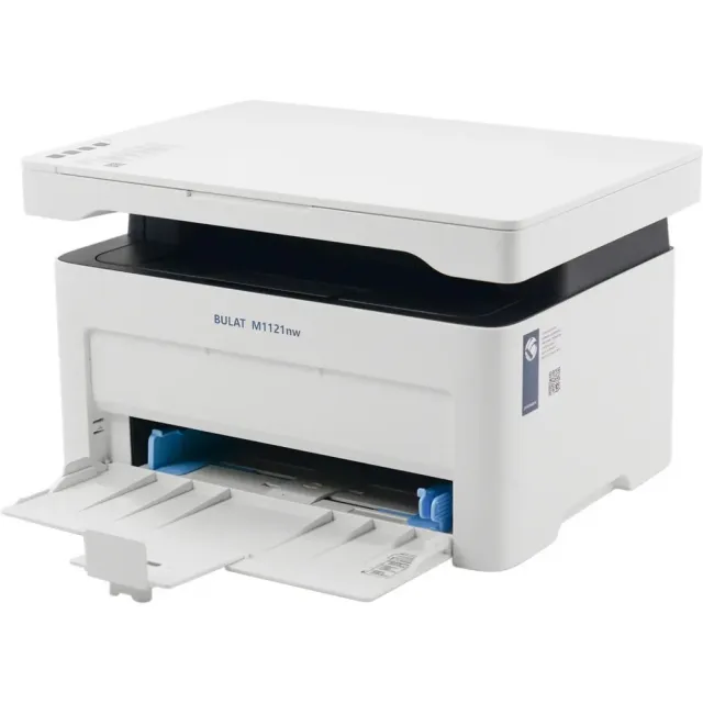 МФУ BULAT M1121NW А4, 21 ppm, 1200 MHz, 600x600 dpi, 128 MB RAM, дисплей