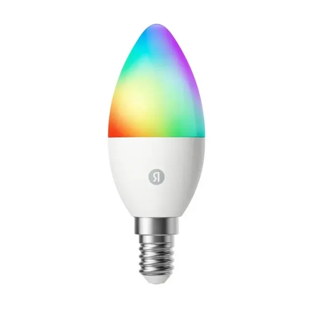 Умная лампочка Яндекс, Е14, RGB, 520 Лм, Matter over Wi-Fi YNDX-00557