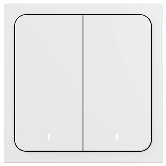 Умный выключатель Яндекс, 2 клавиши, Zigbee YNDX-00532
