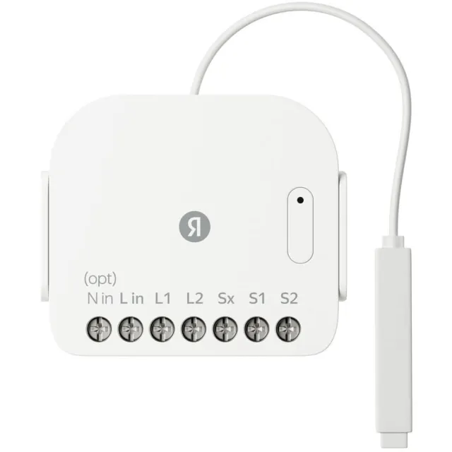 Умное реле Яндекс, двуканальное, Zigbee YNDX-00538