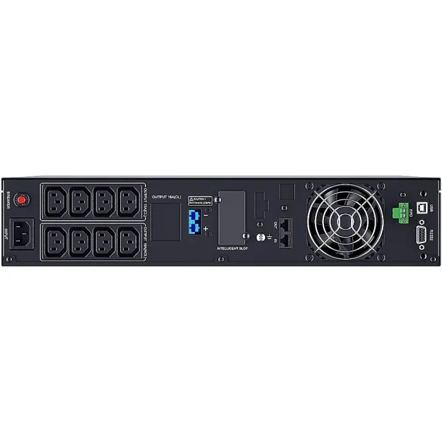 ИБП Сайбер Электро ЭКСПЕРТ-2000Р, 2000VA/1800W, 2U, ONLN, SIN, LCD, USB, RS232, RJ45/11, SL, EPO, C1