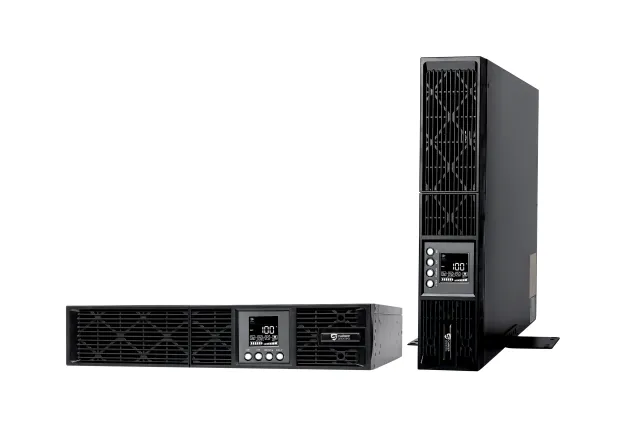 ИБП Сайбер Электро ЭКСПЕРТ-II-1000Р, 1000VA/1000W, 2U, ONLN, SIN, LCD, USB, RS232, RJ45/11, SL, EPO,