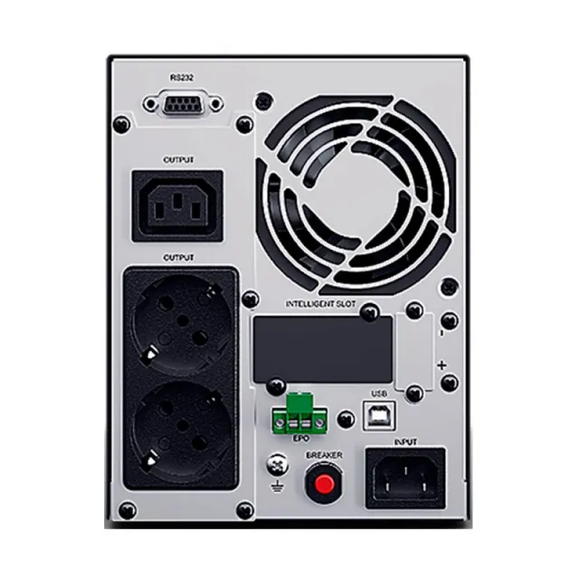 ИБП Сайбер Электро ЭКСПЕРТ-II-1000, 1000VA/900W, ONLN, SIN, LCD, USB, RS232, SL, C13x1, SCHUKOx2