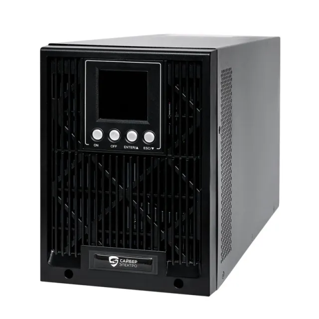 ИБП Сайбер Электро ЭКСПЕРТ-II-3000, 3000VA/2700W, ONLN, SIN, LCD, USB, RS232, SL, HW, C13x2, SCHUKOx