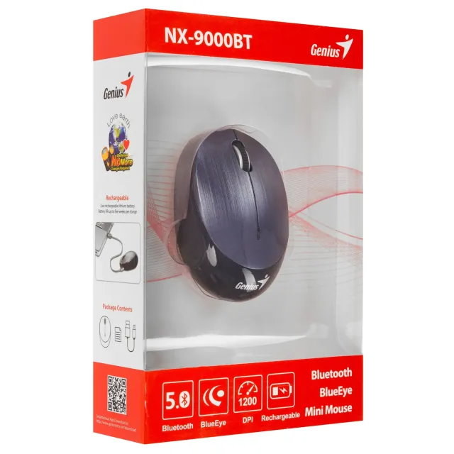 Мышь Беспроводная Genius NX-9000BT V2-LI Iron Gray