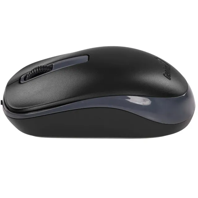 Мышь Проводная Genius DX-125S Black+Grey,1200dpi, USB, бесшумная, 1,5 метра