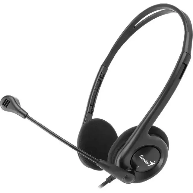 Гарнитура проводная Genius HS-200C +Single Jack Cable 3.5мм