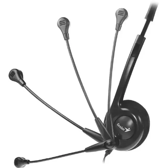Гарнитура проводная Genius HS-200C +Single Jack Cable 3.5мм