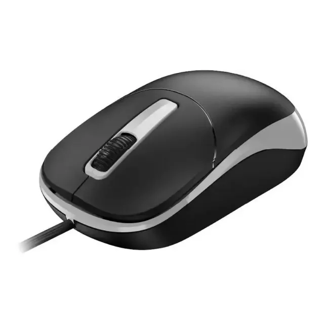 Мышь Проводная Genius DX-123 Black+Grey,1200 dpi,USB,ergonomic