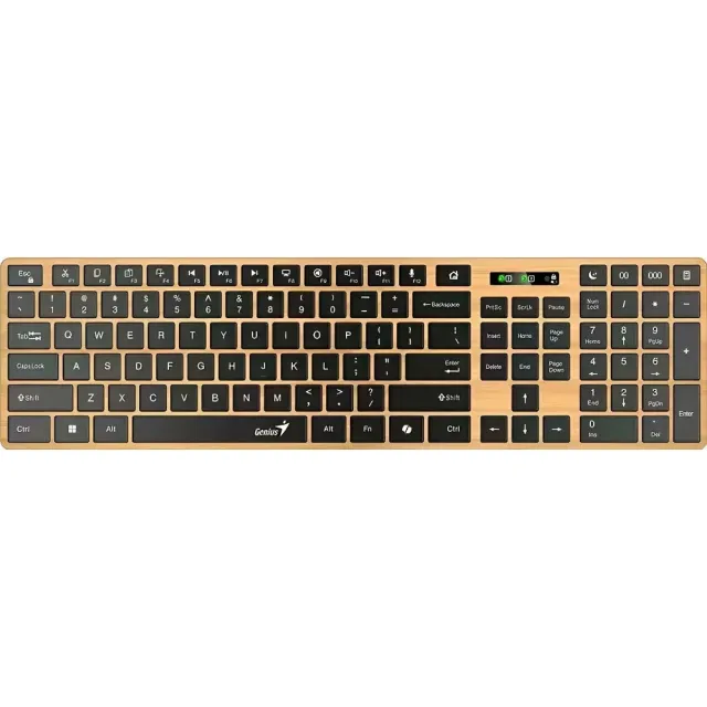 Клавиатура Беспроводная Genius SlimStar 7250BT Pine wood