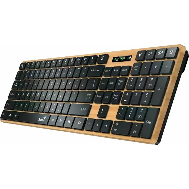 Клавиатура Беспроводная Genius SlimStar 7250BT Pine wood