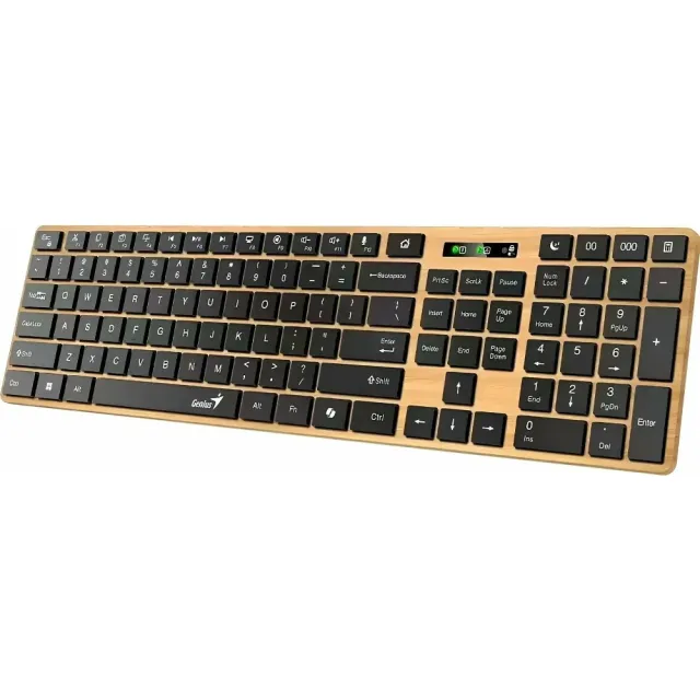 Клавиатура Беспроводная Genius SlimStar 7250BT Pine wood