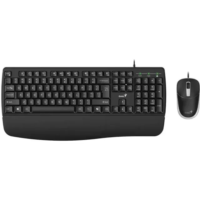 Клавиатура+Мышь проводные Genius KM-123 RU