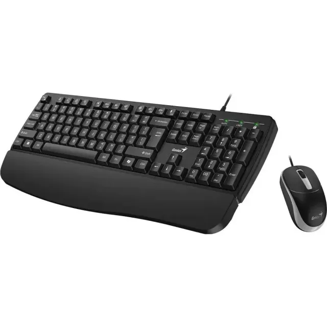Клавиатура+Мышь проводные Genius KM-123 RU