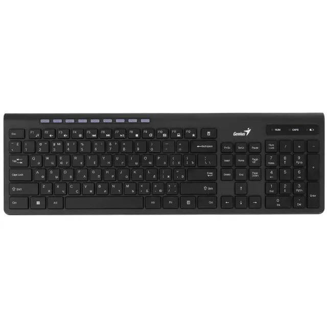 Клавиатура Беспроводная Genius SlimStar 7250BT Black