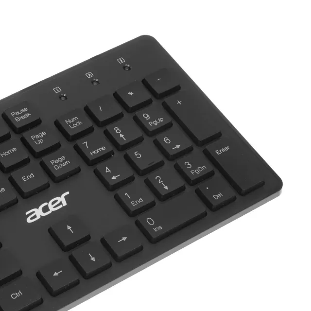 Клавиатура Acer OKW120 черный USB
