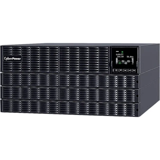 ИБП CyberPower OLS6KERT5U, 6kVA/6kW, 5U, ONLN, SIN, LCD, USB, RS232, RJ45/11, SL, EPO, HW, C13x4, C1