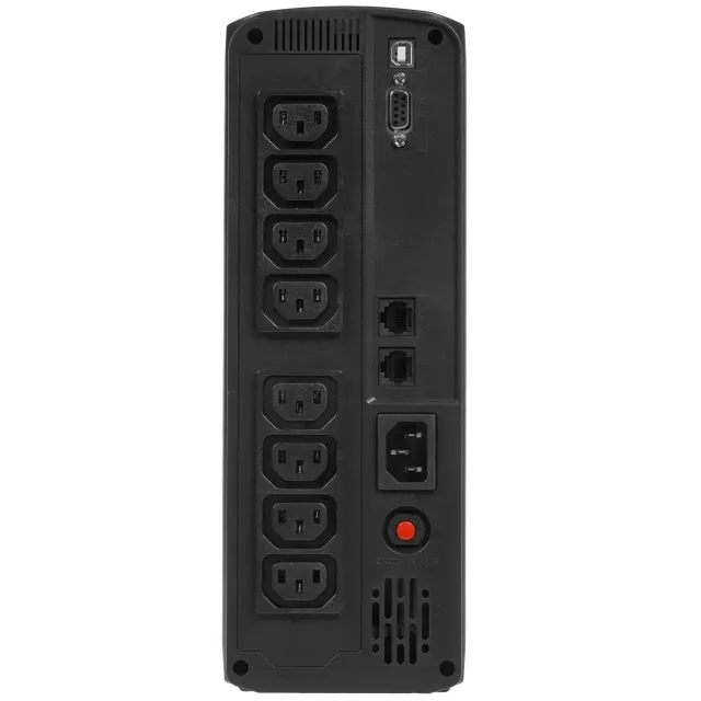 ИБП CyberPower VP1600EILCD, 1600VA/960W, L-INT, A.SIN, LCD, USB, RS232, RJ45/11, C13x8