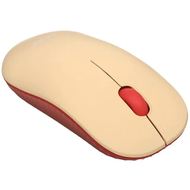 Мышь Acer OMR205 розовый/бежевый оптическая (1200dpi) беспроводная USB для ноутбука (2but)