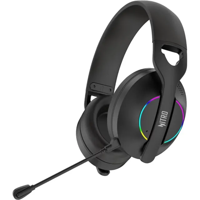 Наушники с микрофоном OHR400 Nitro черный 1м мониторные BT/Radio/3.5mm (ZL.HDSEE.00G)