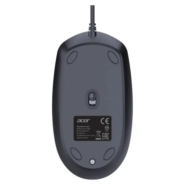 Клавиатура + мышь Acer OCC400 клав:черный мышь:черный USB (ZL.ACCCC.015)