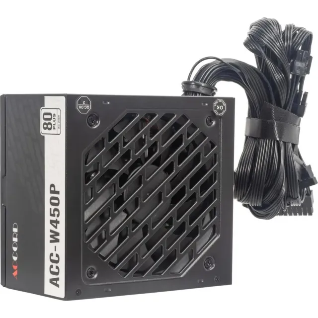 Блок питания для компьютера ACCORD ATX 450W ACC-W450P 80PLUS WHITE